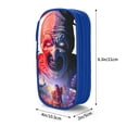 thumbnail image 3 of Terrifier Pencil Case Durable Pen Carrying Case Lightweight Pencil Bag Pouch Box Organizer Pencase Blue, 3 of 8