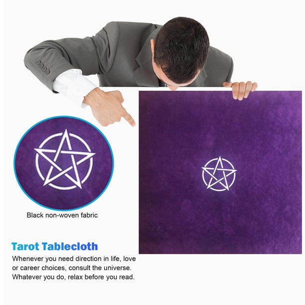 2 uds mantel de Tarots con bolsas Altar adivinación astrología juego de mesa suministros