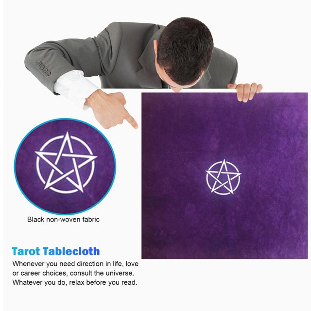 2 uds mantel de Tarots con bolsas Altar adivinación astrología juego de mesa suministros