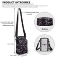 thumbnail image 6 of HELLHERO Shoulder Bags, Polyester with Zipper for Men, Women, Dense Halloween Icon Mix, 6 of 7