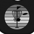 thumbnail image 4 of Inktastic Disc Golf Retro Sunset Boys or Girls Baby Bib, 4 of 4