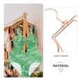 thumbnail image 3 of OUNONA Metal Wire Bikini Hanger Transparent Swimwear Drying Rack for Stylish Display, 3 of 8