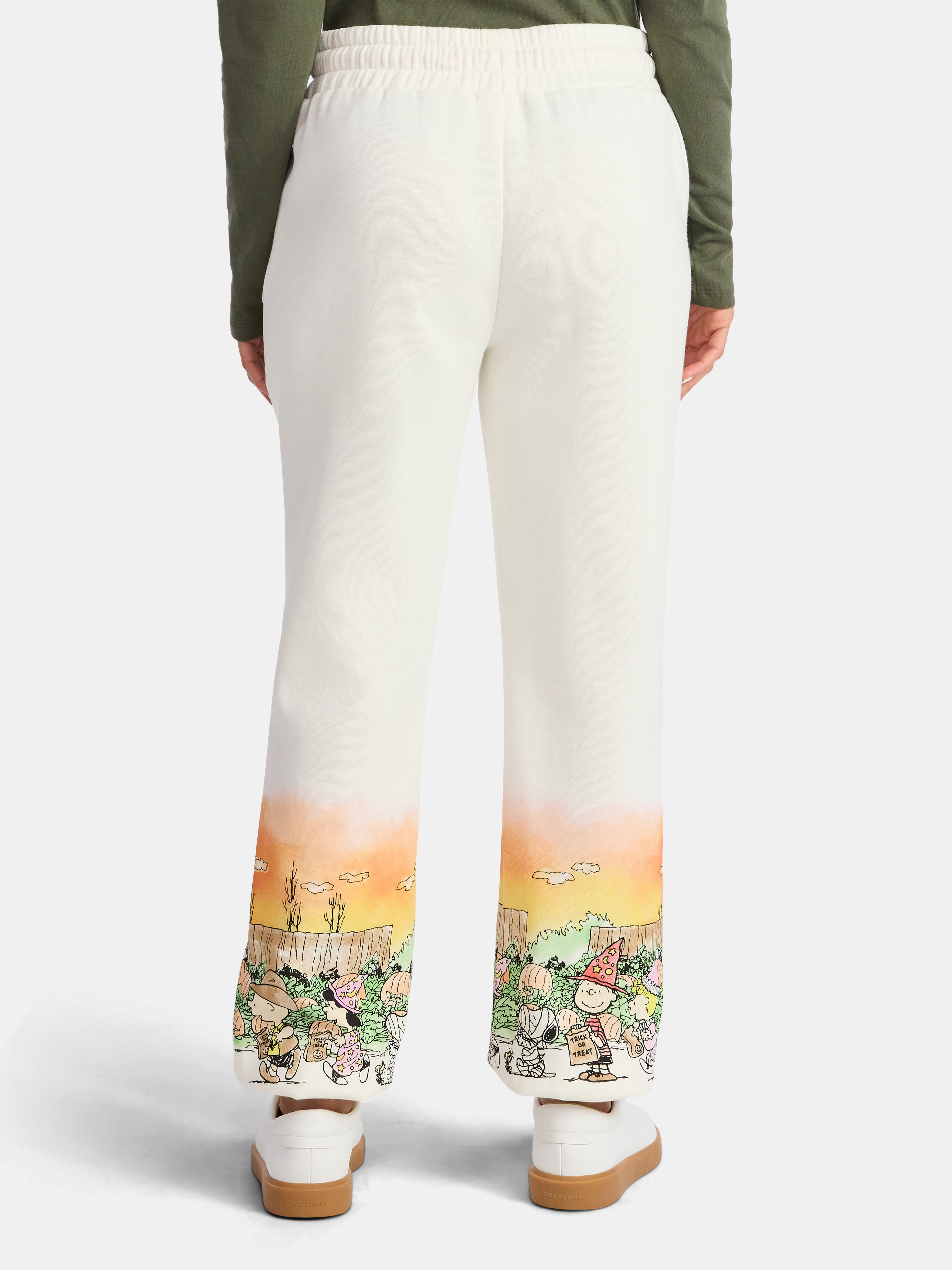 Peanuts Women's Sunset Scene Graphic Jogger Pants, Sizes XXS–XXL