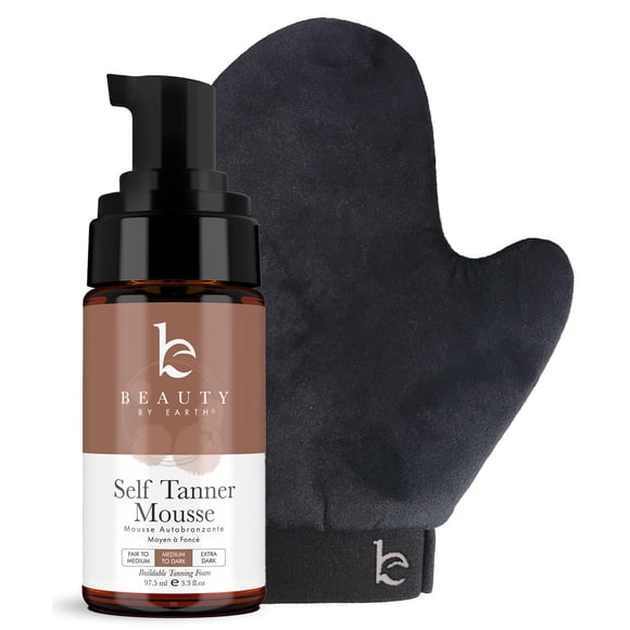 Kit de mousse autobronceadora Beauty by Earth