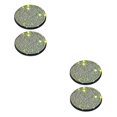thumbnail image 4 of yingyy Pack of 2 PVC Plastic Automobile Cup Holder Mat Portable Waterproof Washable Anti-slip Rhinestone Pad Accessories Colorful 2Set, 4 of 6