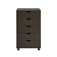thumbnail image 4 of Accent Chest 5-Drawer Office Storage Cabinet by Naomi Home - Color: Espresso, Size: 5 Drawer, 4 of 8