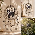 thumbnail image 3 of Luckky Cat Stained Glass Suncatcher Wind Chime,Bohemian Crystal Metal Hanging Pendant Ornament,Color Light Catching Window Decor,Ideal Holiday Gift for Cat Lovers, 3 of 6