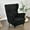 Black, variant on TOPCHANCES Wingback Chair Covers, Stretch Velvet Wing Chair Armchair Slipcover Furniture Protector For Living Room Bedroom, Black