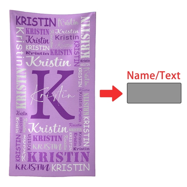 Tong Beach Towels For Kids & Adults Sand /Microfiber Custom Beach Towel With Name Absorbent S For Beach Travel Pool Bath
