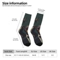 thumbnail image 2 of Picia Stylish Avian Gathering Print Athletic Socks for Men & Women – Cushioned Moisture-Wicking Crew Socks for Sports, Running, and Training, Soft & Breathable Size 5-11, 2 of 6