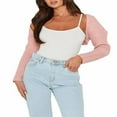 thumbnail image 1 of Women Ultra-short Knitted Sweater Coat, 1 of 8
