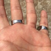 Real 925 Sterling Silver Nugget Ring Heavy Solid Hip Hop Ring For Men Size 10