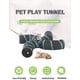thumbnail image 1 of Laberinto de 4 túneles interactivo, plegable y ligero en tela arrugada con pompones y cascabeles para gatos, conejitos, gatitos, cachorros, hurones o cobayas LingWen 8390615531009, 1 of 1