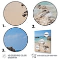thumbnail image 3 of Designart "Footprints In Beach Photo II" Nautical & Beach Floater Framed Canvas Print, 3 of 7