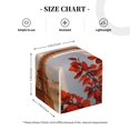 thumbnail image 4 of Easygdp Eiffel Tower for Modern Square Decorative Hgh-quality leather Facial Paper Case 5.2"X5.2"X5.2", 4 of 7