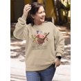 thumbnail image 2 of Avian Collage I Sweatshirt Women -Victoria Borges Designs, Female 3X-Large, 2 of 4