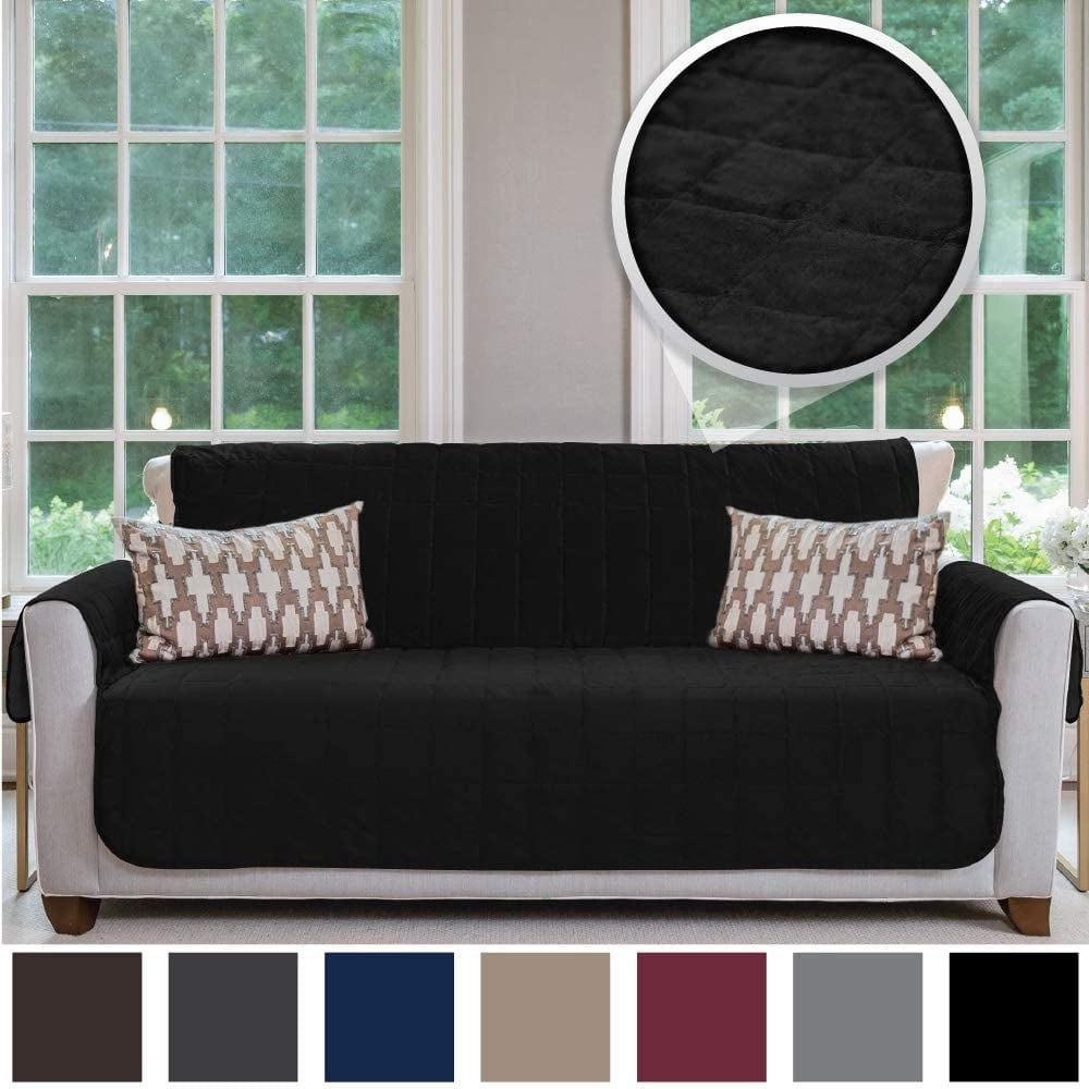 Gorilla Grip Original Velvet Slip Resistant Large Sofa Protector for