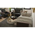 thumbnail image 4 of Ottomanson Origins X Convertible Arm Chair, Black Leatherette Fabric, 4 of 8