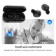 thumbnail image 5 of Mini auriculares intrauditivos IPX7, impermeables, inalámbricos, con control táctil, deportivos, portátiles, con indicador LED y pantalla digital (negros)., 5 of 6