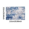 thumbnail image 4 of 5'x7' washable area rug for living room, modern abstract printed rug, home decorative rug for bedroom and dining room, non-slip indoor rug, blue, 4 of 7