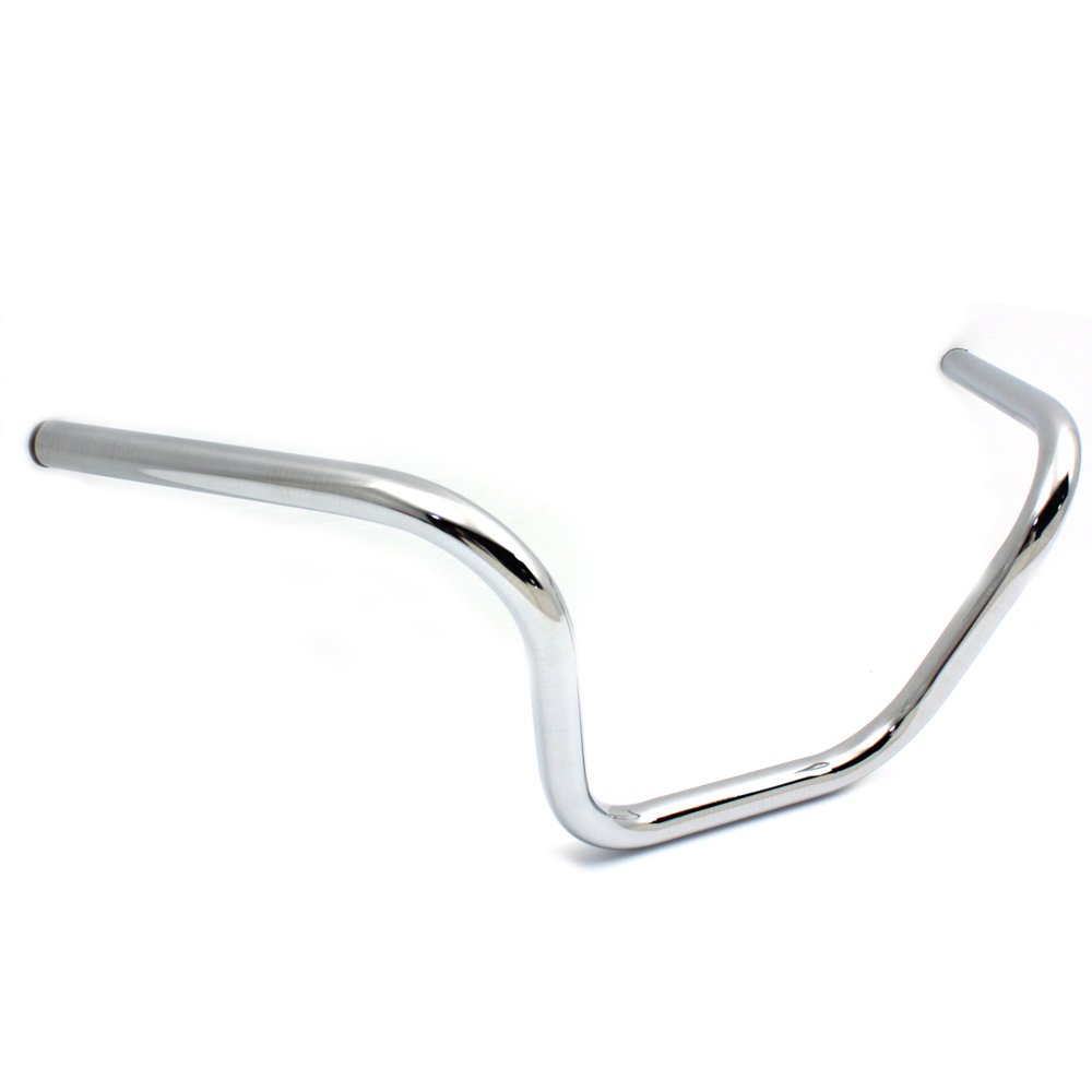 8 Buckhorn Handlebar without Indents,for Harley Davidson,by VTwin