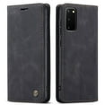 thumbnail image 2 of CaseMe Leather for Samsung Galaxy S20 5G Case, Flip Wallet Leather Case with Card Holder Magnetic Closure Shockproof Kickstand Protective Phone Cases Cover for Samsung Galaxy S20 5G 6.2-inch,Black, 2 of 12