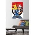 thumbnail image 2 of Pokémon - Ash And Pikachu Wall Poster with Push Pins, 22.375" x 34", 2 of 3