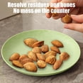 thumbnail image 6 of 10pc Household Fruit and Snack Plates, Dried Fruit and Snacks Tray, Compartmented Serving Dish, BPA Free, Great for Parties, Movie Nights, and Office Snack Breaks(0.787*5.91 in)Green, 6 of 6