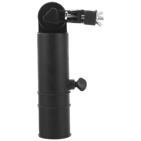 Toyvian Black Universal Golf Umbrella Stand Holder, Lightweight Plastic Support for Golfers, 1 Piece