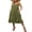 Army Green, variant on KOMOO Women Ruffle Tiered Slip Dress Casual Sleeveless Loose Pocket Flowy A Line Dress Swing Beach Sundress