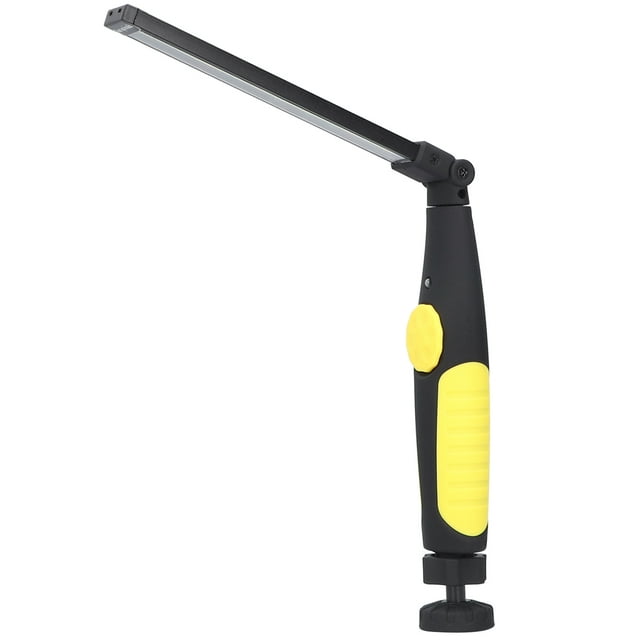 Luz de trabajo LED COB recargable, magnética, para mantenimiento, de emergencia, con mango amarillo