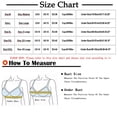 thumbnail image 3 of Summer Savings Clearance 2023! TAGOLD Plus Size Bra for Womens,Woman's Fashion Plus Size Wire Free Comfortable Push Up Hollow Out Bra Underwear, 3 of 4