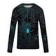 thumbnail image 5 of Blusas y camisas de manga larga con cuello redondo para hombre, blusas casuales de cuello redondo y manga larga, camisetas estampadas, blusas para hombre, 5 of 5