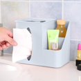 thumbnail image 1 of Feltree Desktop Tissue Box with Multiple Colors to Choose From Multi-functional Living Room Office Storage Small Items Simples Plastic Tissue Box, 1 of 7