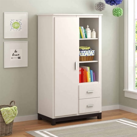 Cosco Leni Armoire, White and Coffee House Plank (Box 1 of 2)