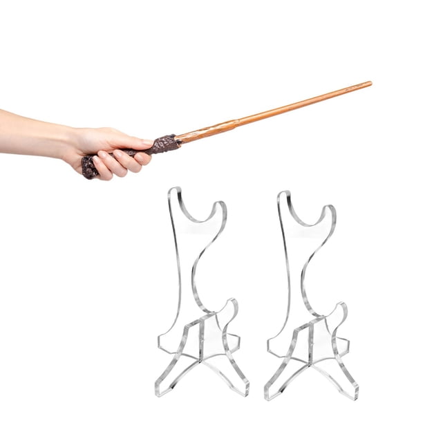 2 Soportes para Espada Soporte de Pared Soporte para Espada Acrílico Estable Fácil de Instalar Soporte de Exhibición Multifuncional único para Sala de Estar con Varita ANGGREK Otros