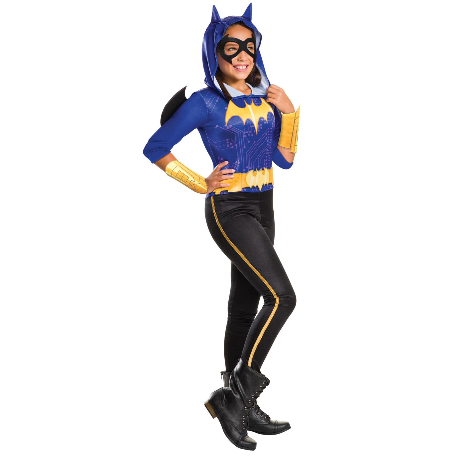 DC Superhero Girls Classic Batgirl Fancy Dress Costume Age 3-10 
