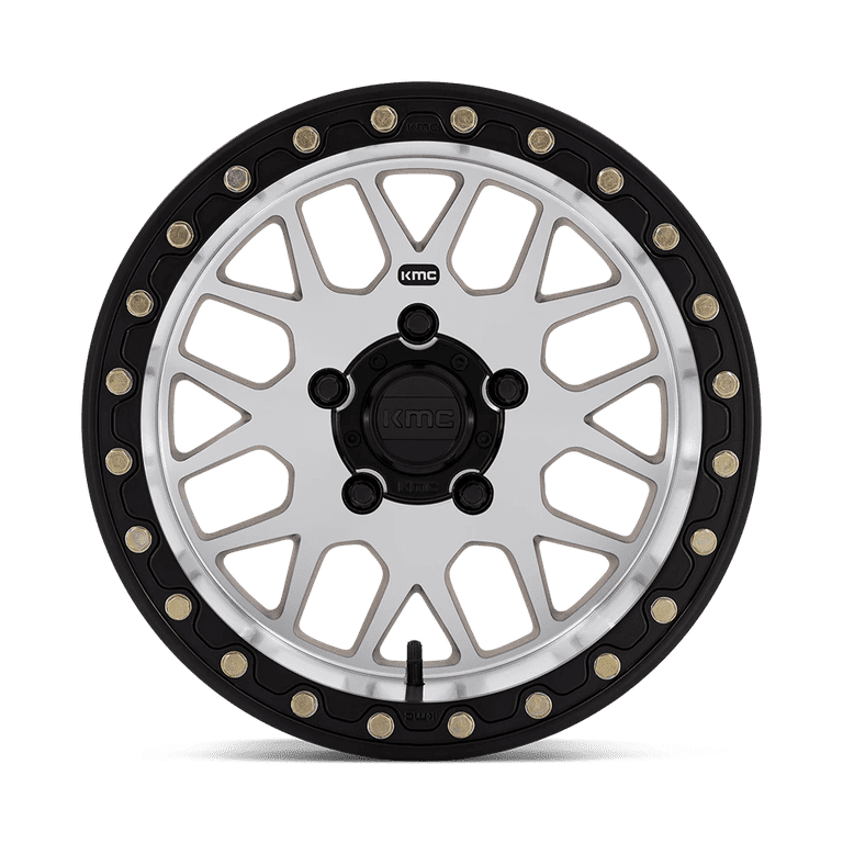 Kmc Ks235 Grenade Beadlock 15X10 4X137 0Et 72.56Cb Machined Wheel