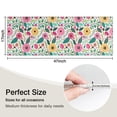 thumbnail image 5 of Pioneer Flower Floral Print Pattern Kitchen Rug Mat,Kitchen Runner Rugs Non Skid Washable,Decorative Kitchen Floor Mats for Kitchen,Sink,Laundry,17"X47", 5 of 5
