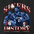 thumbnail image 4 of Men's Joel Embiid Black Philadelphia 76ers History T-Shirt, 4 of 4