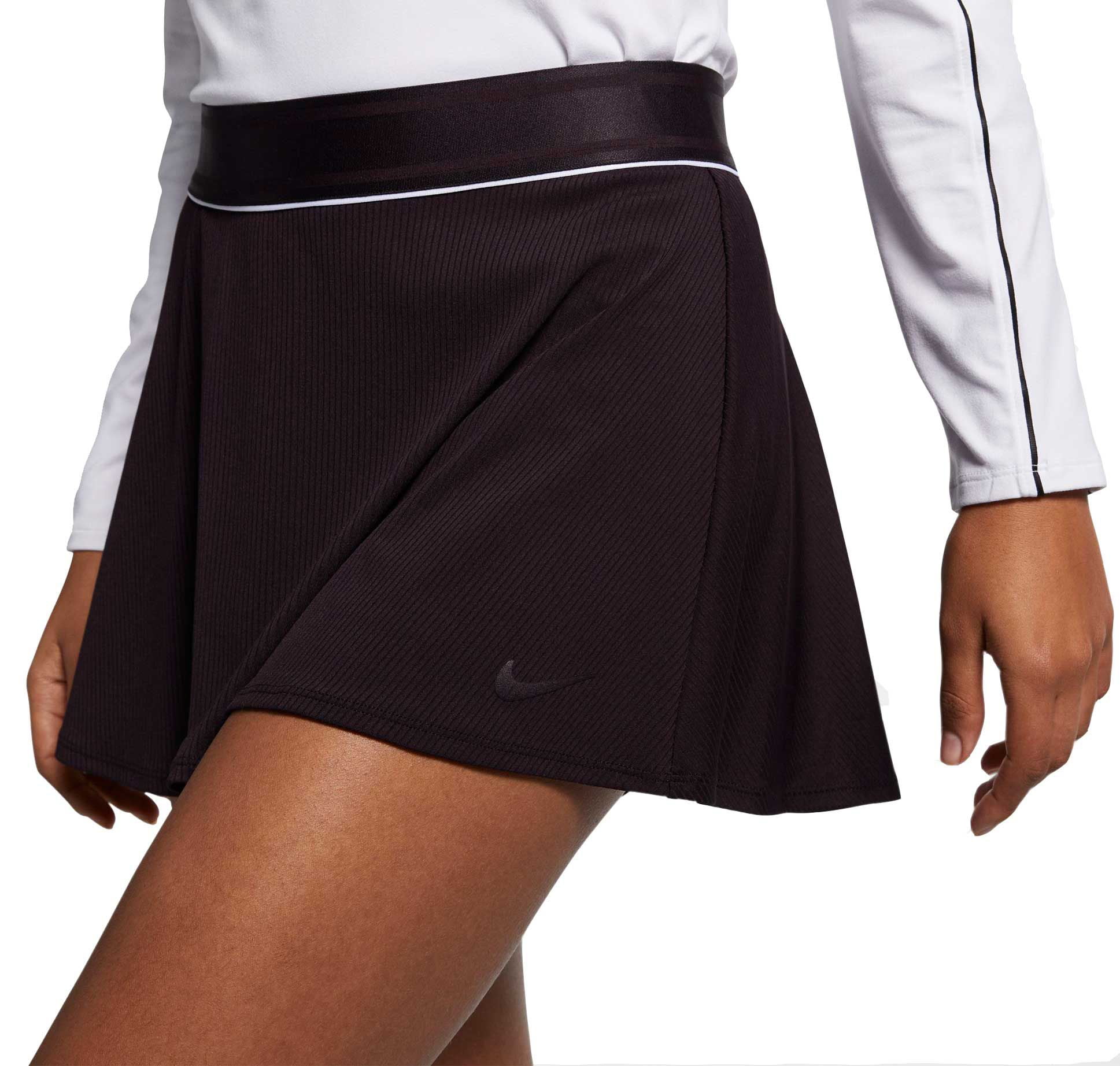 nike denim tennis skirt