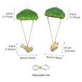 thumbnail image 3 of Broccoli Parachute Rabbit Ornament, Resin Craft, Unique Gift, Home Decor, Office Wall, Garden Path, Durable Material, Spring Theme, Small Size, Farmhouse Style, Wall Accent, Seasonal Decor, Country, 3 of 9