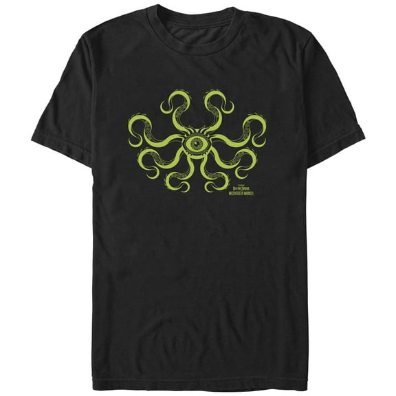 Men's Marvel Doctor Strange in the Multiverse of Madness Green Gargantos  Graphic Tee Black Small