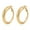 Gold, variant on Hoop Earrings for Women, 18K Gold Plated Lightweight Hypoallergenic Chunky Open Hoops Jewelry for Gift