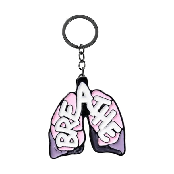 Llavero con forma de órgano corporal, colgante para bolso, aleación de zinc, divertido llavero para parejas, para coche. alfabeto