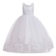 thumbnail image 1 of Vestido de niña de malla de princesa, vestido de novia de encaje con cuentas, vestido de noche para niña, 1 of 6