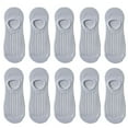 thumbnail image 2 of Eoperou 5 Pairs Stretchy Non-Slip Bottoms Women Socks Quick Drying Breathable Hollow Mesh Low Tube Socks Female Accessories, 2 of 8