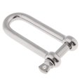 thumbnail image 1 of Grillete de anclaje de cadena de pasador de tornillo de material acero inoxidable - 3/8 de -dix mm kusrkot Grillete en D de acero inoxidable, 1 of 7
