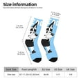 thumbnail image 3 of Saiise Bluey Funny Socks Men Women Adults Novelty Graphic Crew Tube Socks Crazy Design Casual Dress Socks for Sports,Running,Travel, 3 of 7