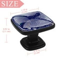 thumbnail image 3 of 4 Pcs Square Cabinet Handle Cupboard Knob Drawer Pulls Handle Dinosaur Drawer Knobs with Screws Furniture Decoration, 3 of 5